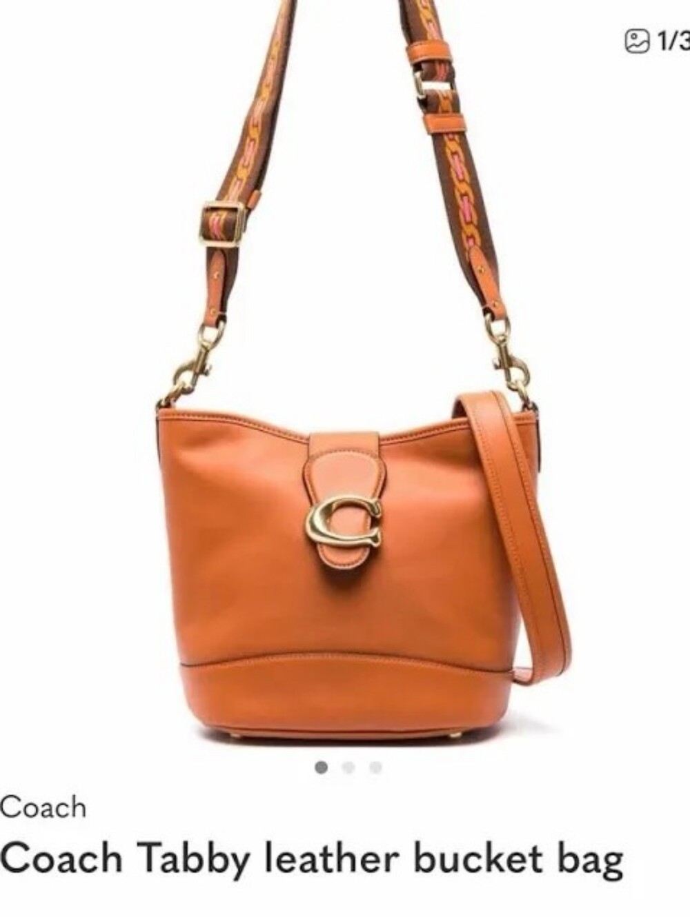 Coach Tali Bucket Bag Satchel CA112 Canyon -Tabby Bucket..